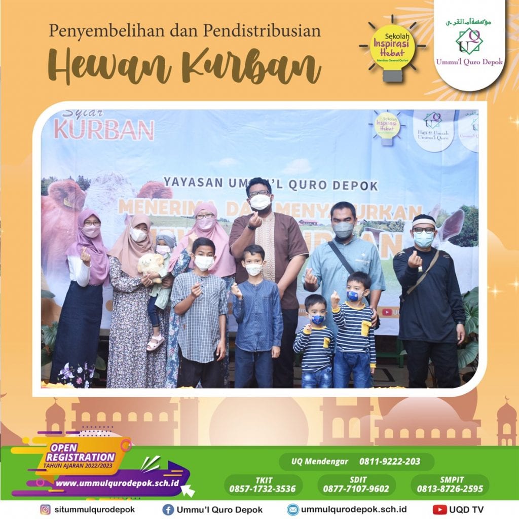 Salurkan 600 Paket Kurban, Ghozi : YUQD Bangun Kepedulian Melalui Ibadah Qurban.